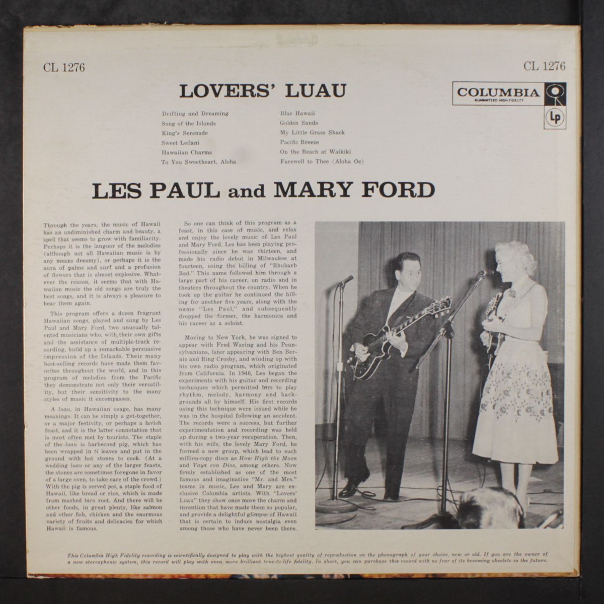 lovers' luau by LES PAUL & MARY FORD