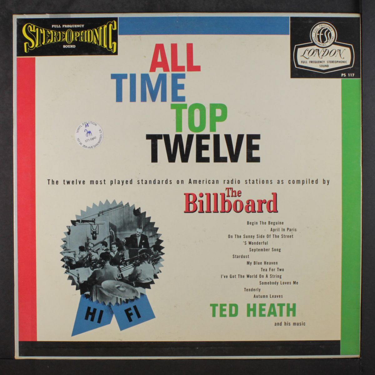 all time top twelve by TED HEATH