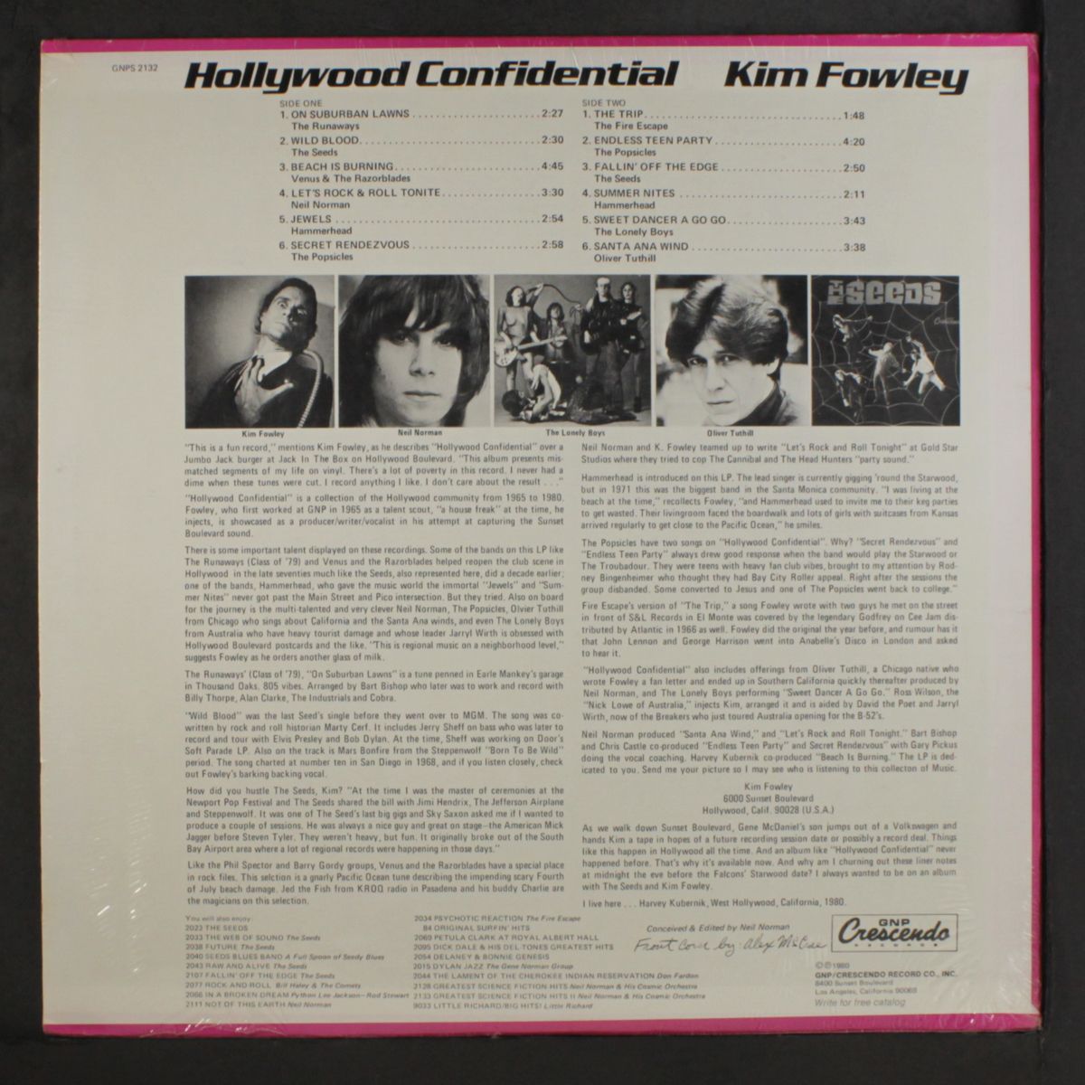 kim fowley's hollywood confidential by VARIOUS