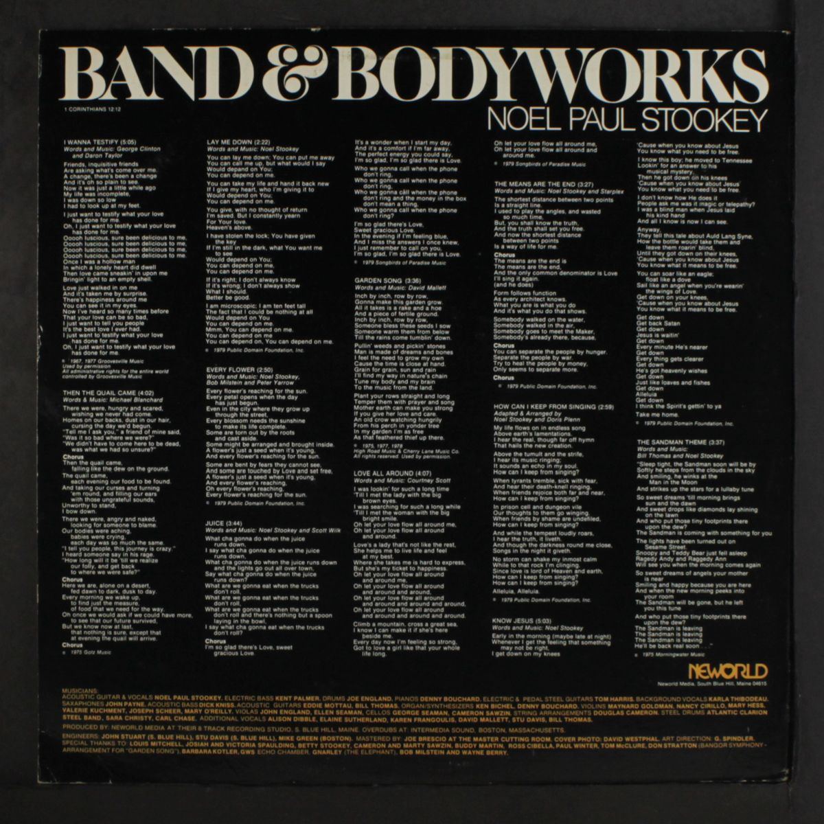 band & bodyworks by NOEL PAUL STOOKEY