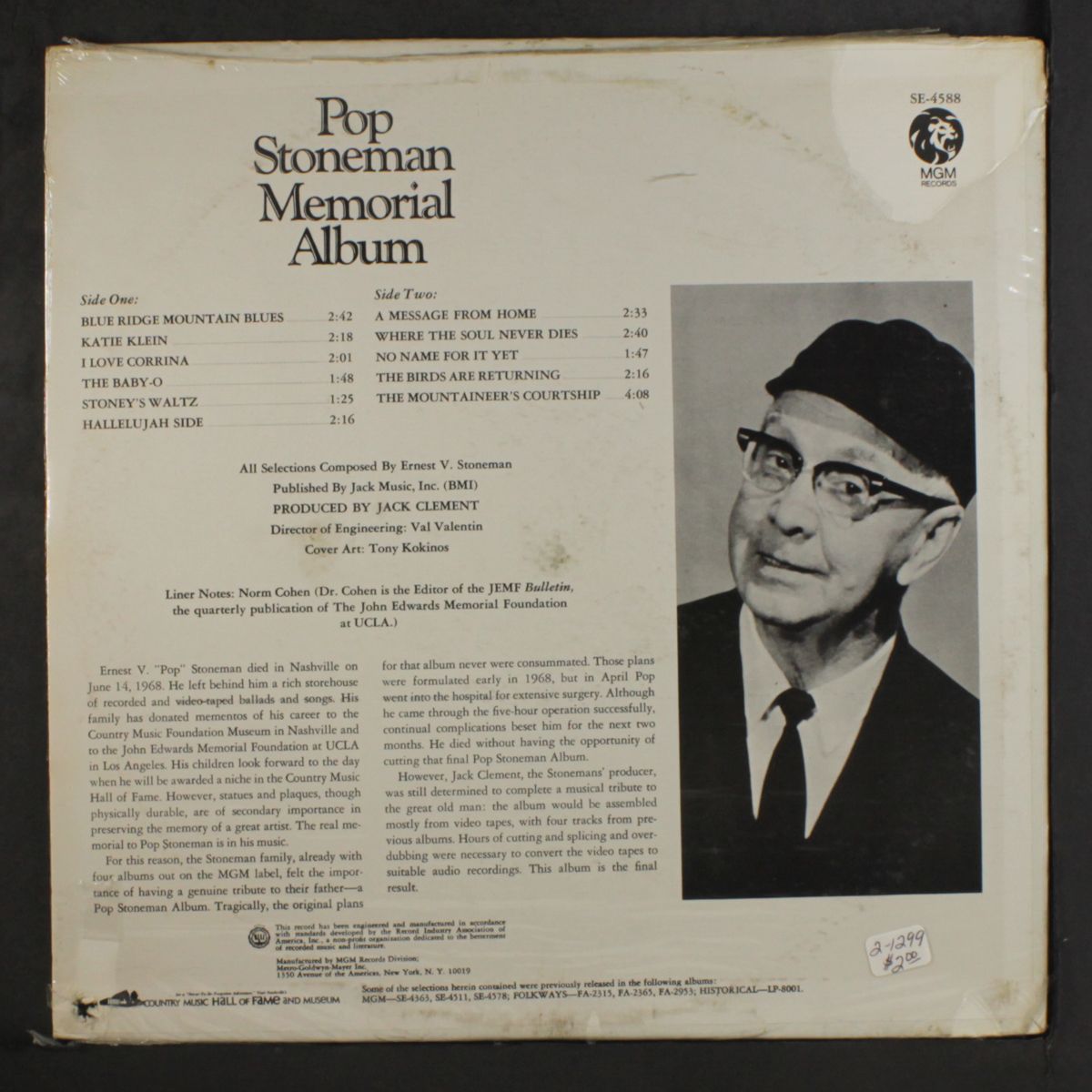 memorial album by POP STONEMAN