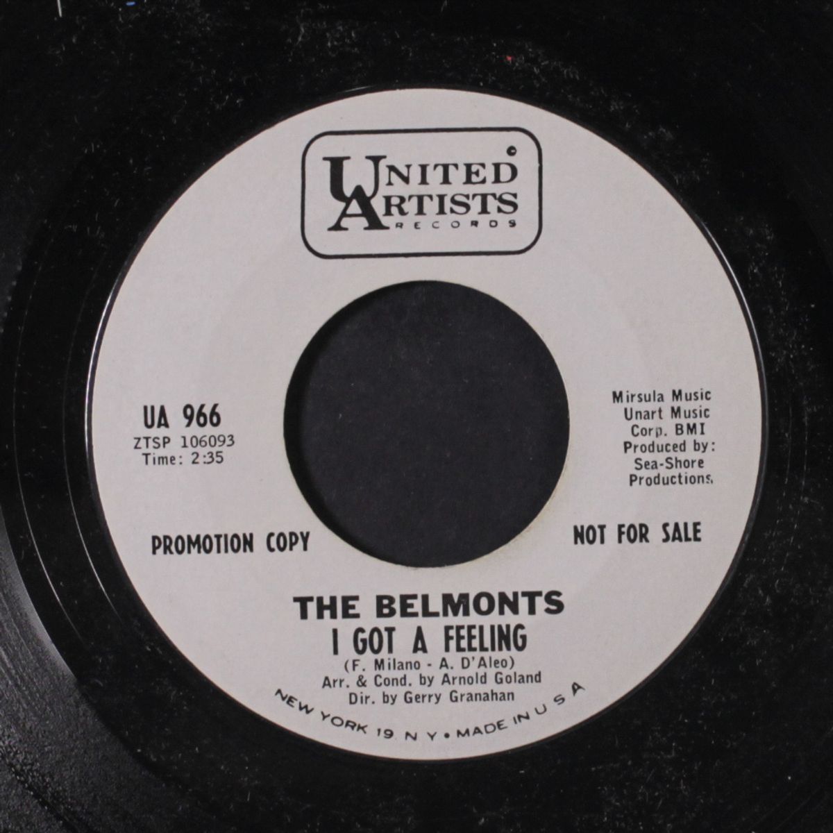 i got a feeling / to be with you by BELMONTS