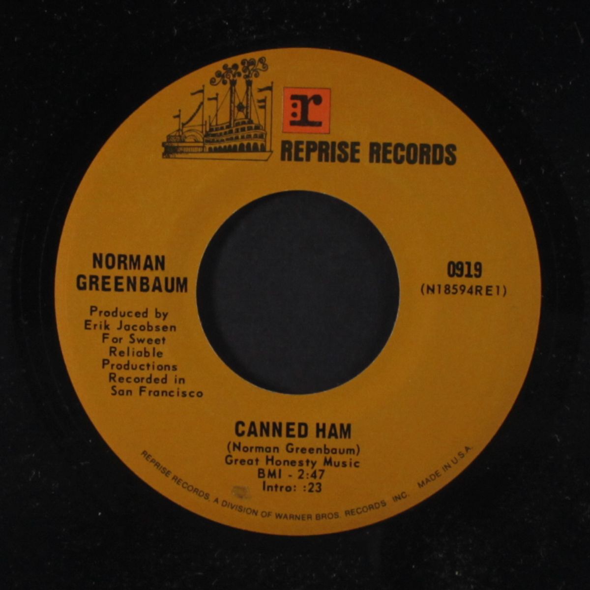 canned ham / junior cadillac by NORMAN GREENBAUM