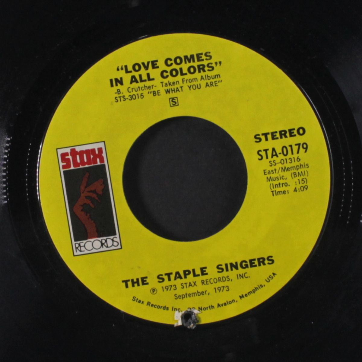love comes in all colors / if you're ready by STAPLE SINGERS