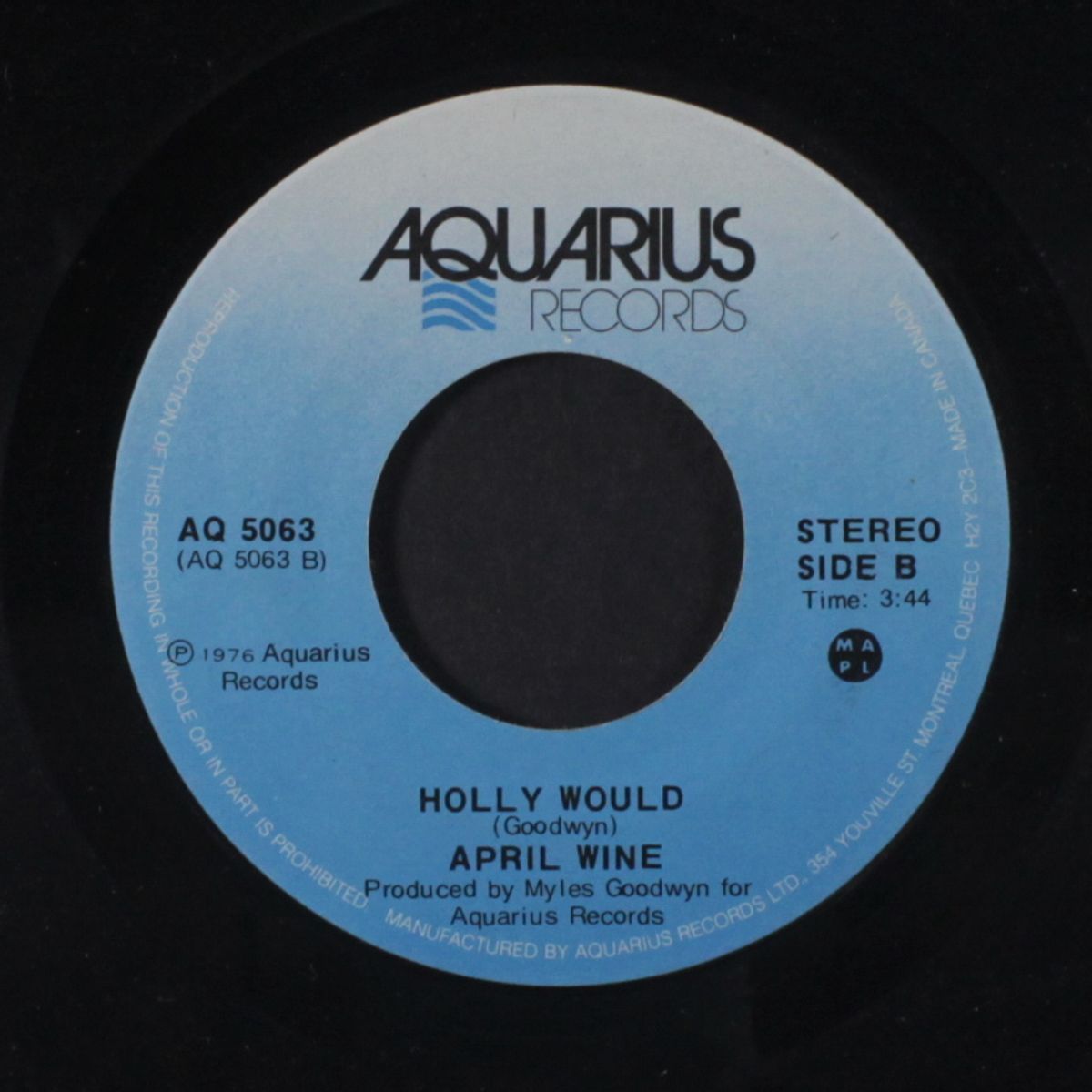you won't dance with me / holly would by APRIL WINE