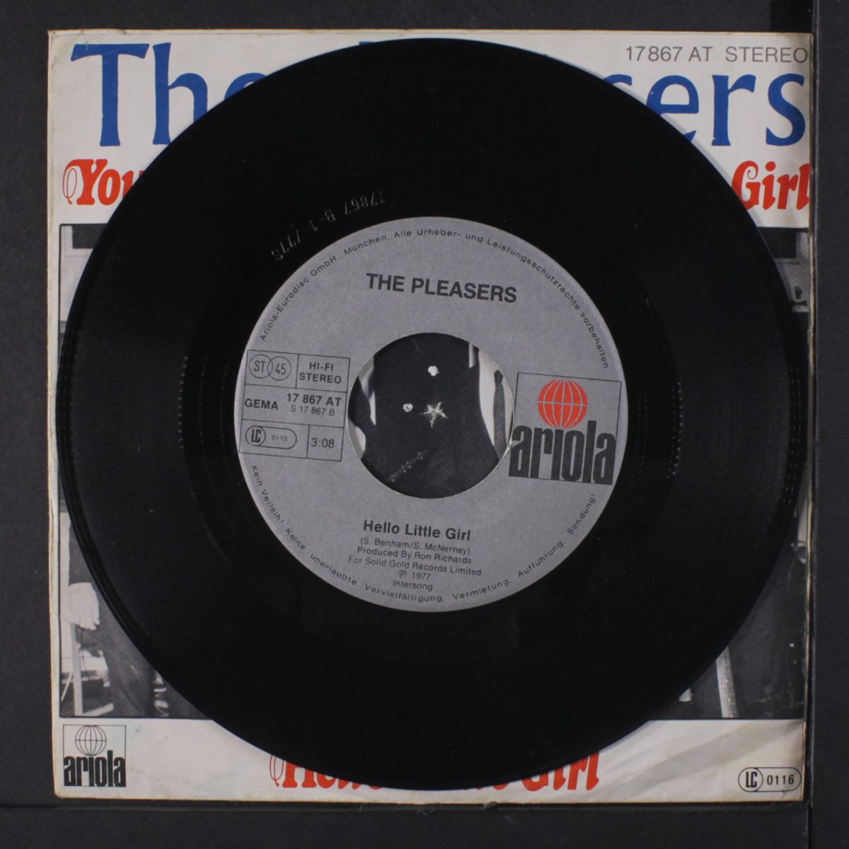 you know what i'm thinking girl / hello little girl by PLEASERS
