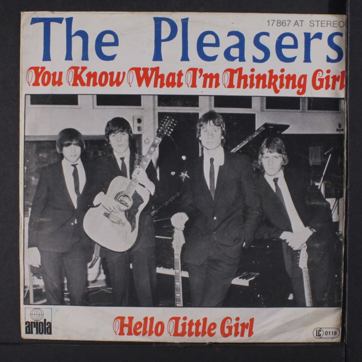you know what i'm thinking girl / hello little girl by PLEASERS