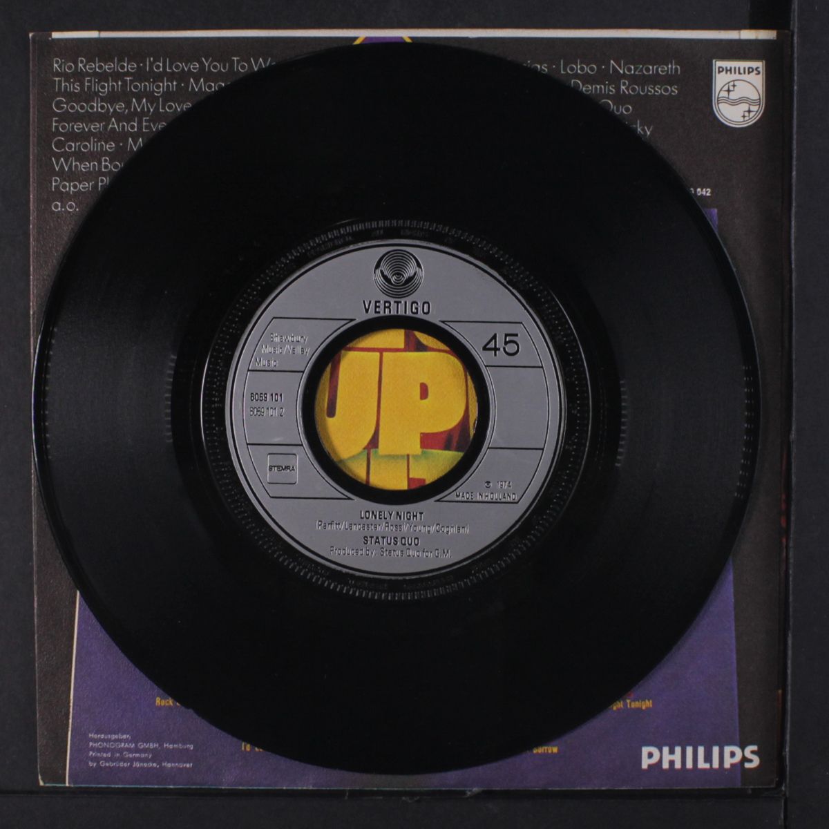 break the rules / lonely night by STATUS QUO