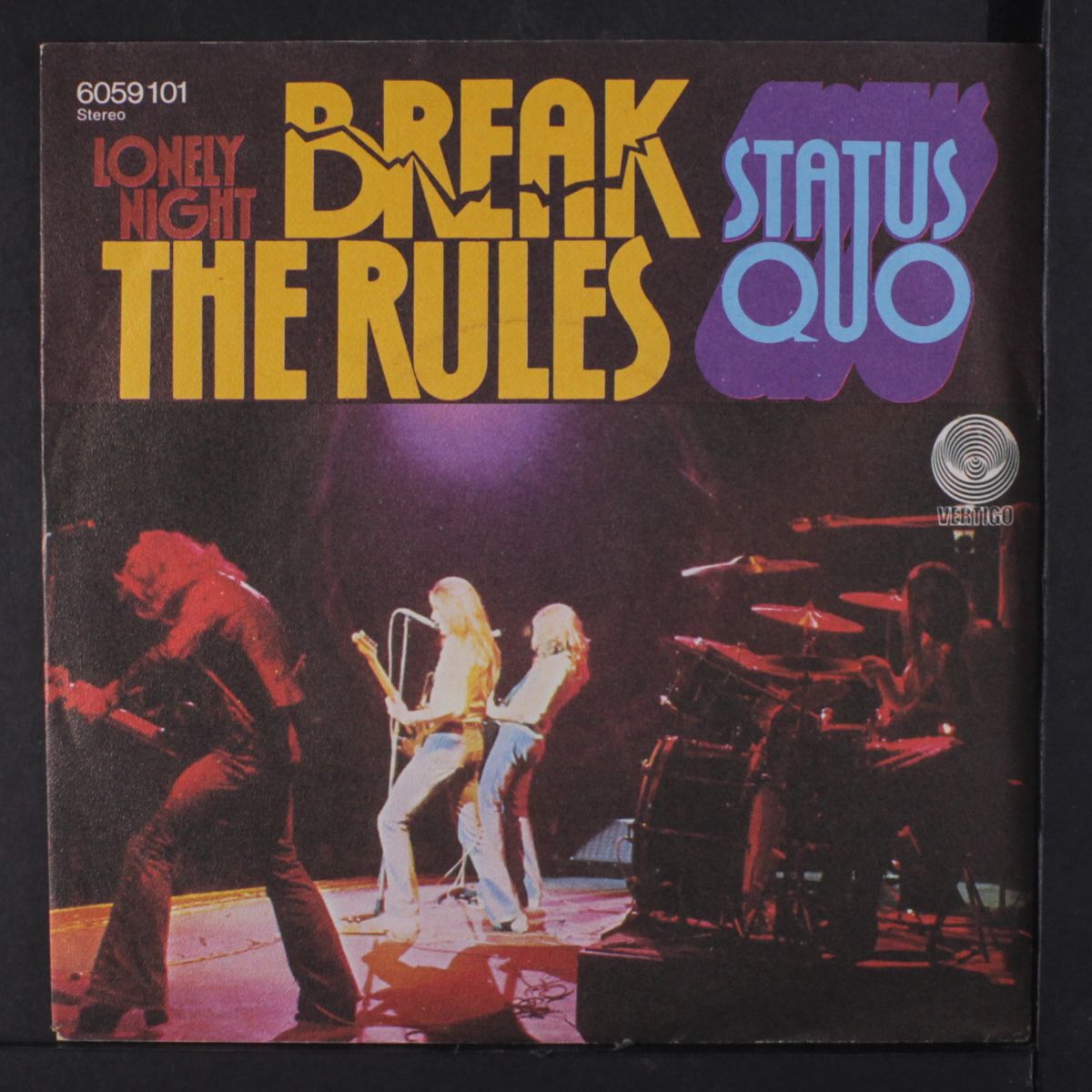 break the rules / lonely night by STATUS QUO