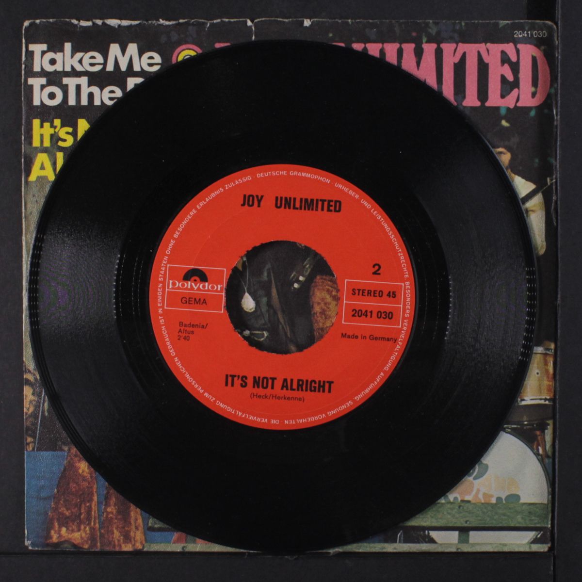 take me to the pilot / it's not alright by JOY UNLIMITED