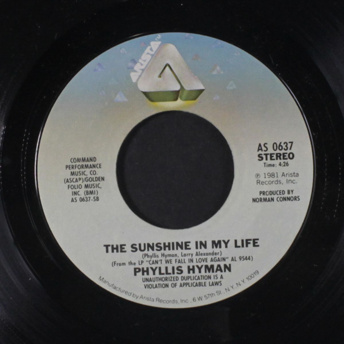 tonight you and me / the sunshine in my life by PHYLLIS HYMAN