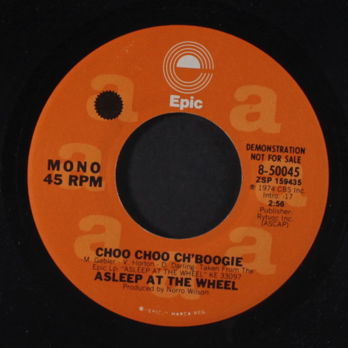 choo choo ch'boogie / mono by ASLEEP AT THE WHEEL