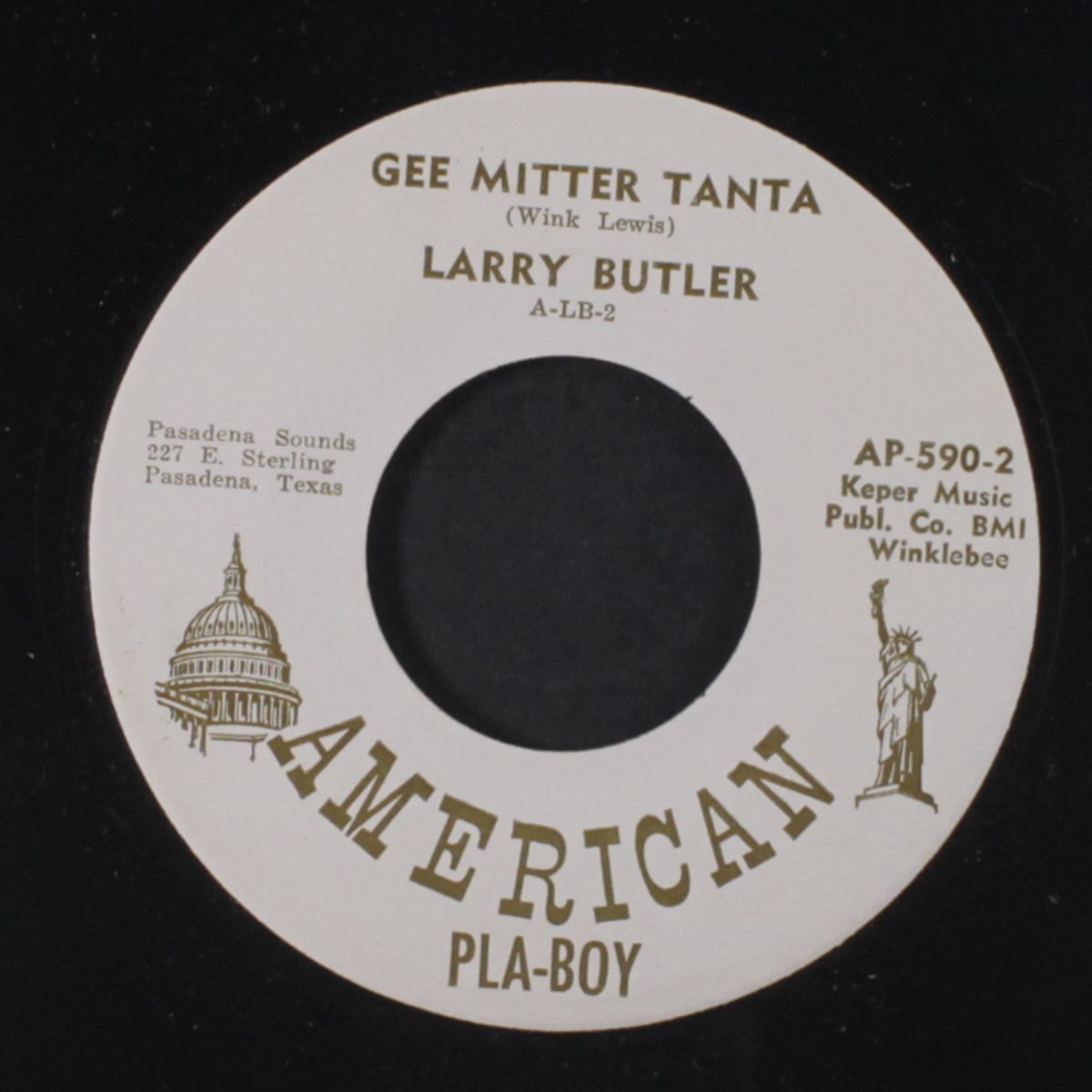 hey colonel john / gee mitter tanta by LARRY BUTLER
