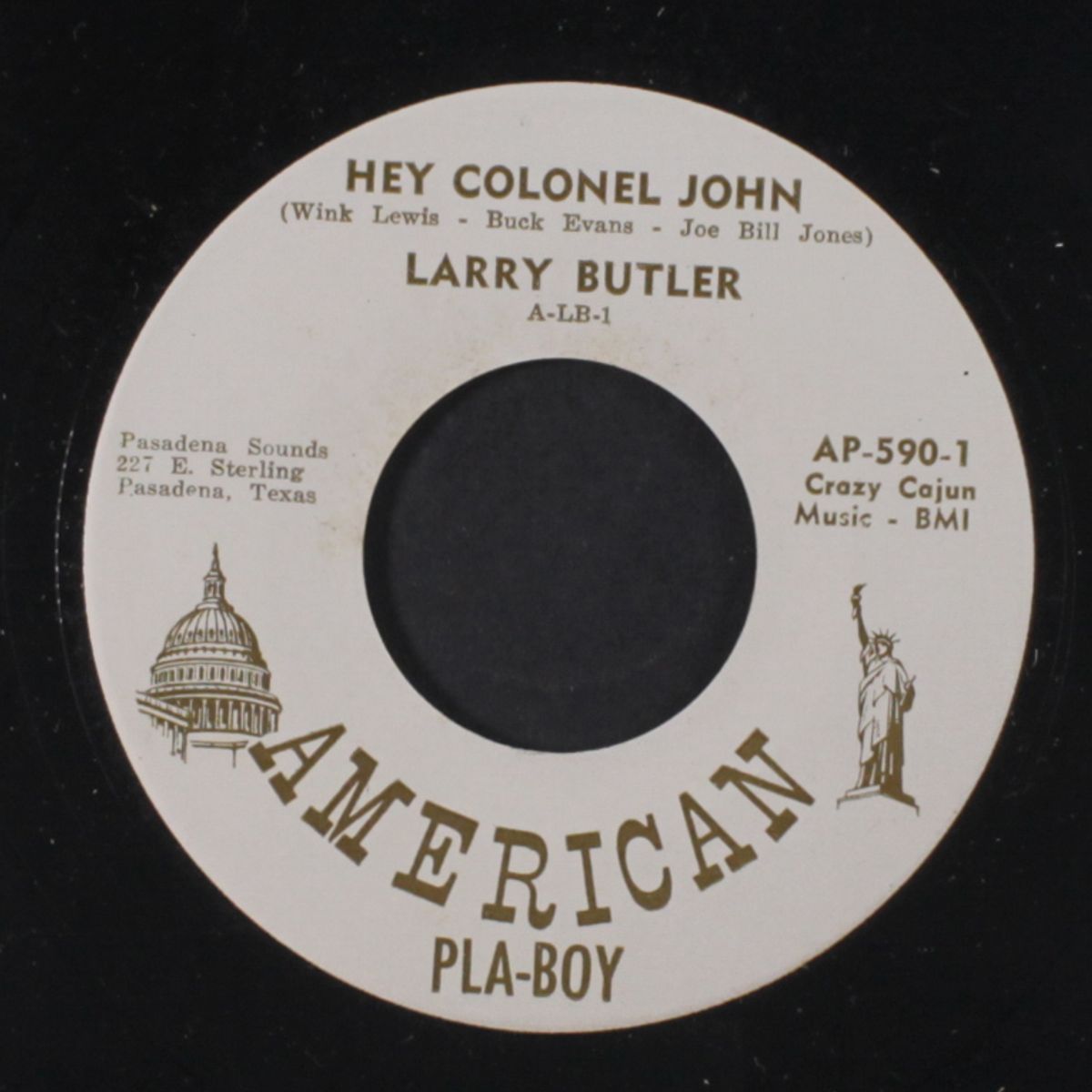 hey colonel john / gee mitter tanta by LARRY BUTLER