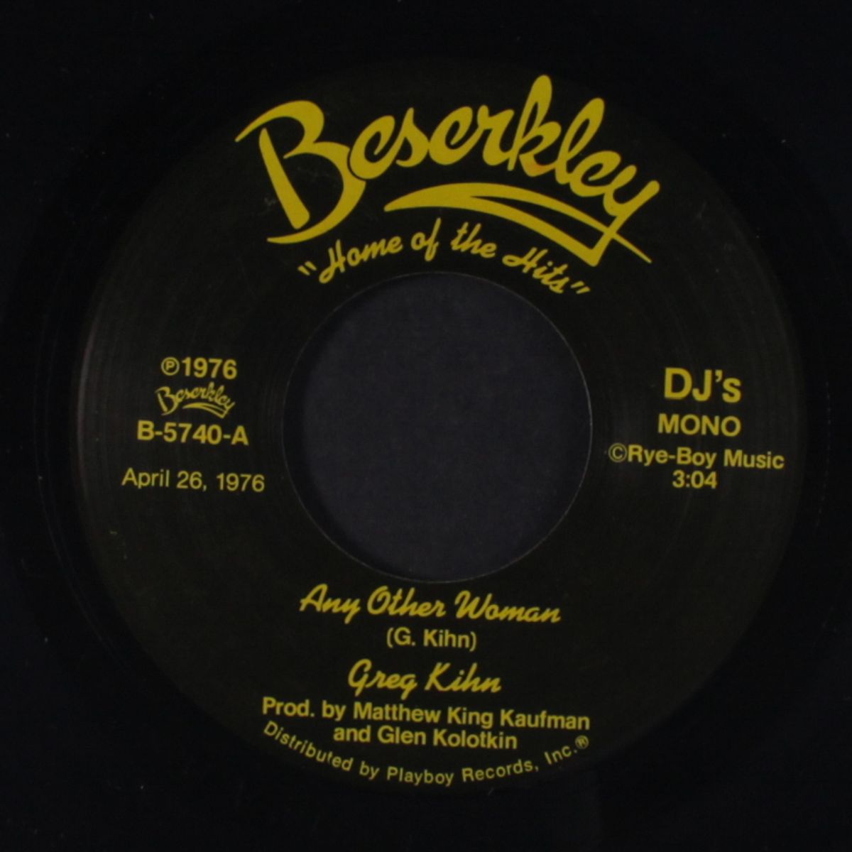 any other woman / mono by GREG KIHN
