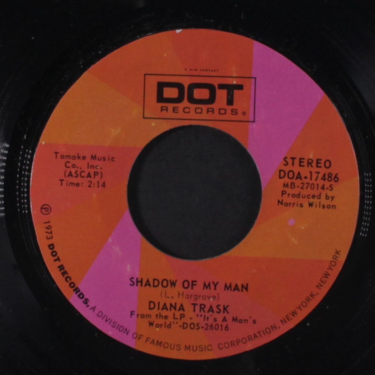 shadow of my man / when i get my hands on you by DIANA TRASK