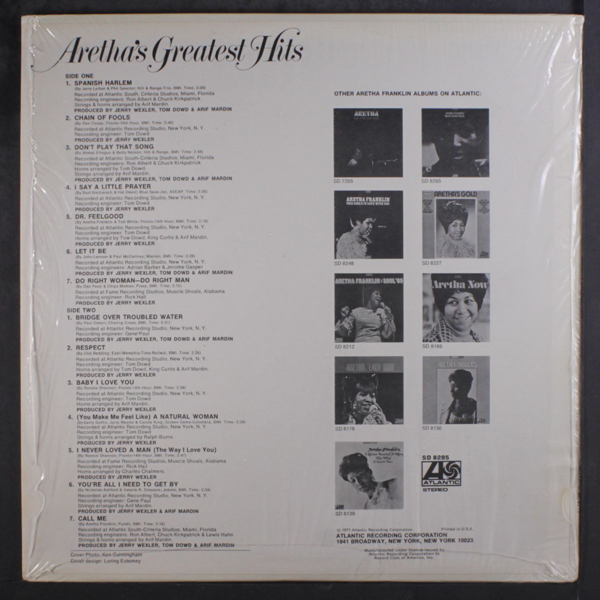 greatest hits by ARETHA FRANKLIN