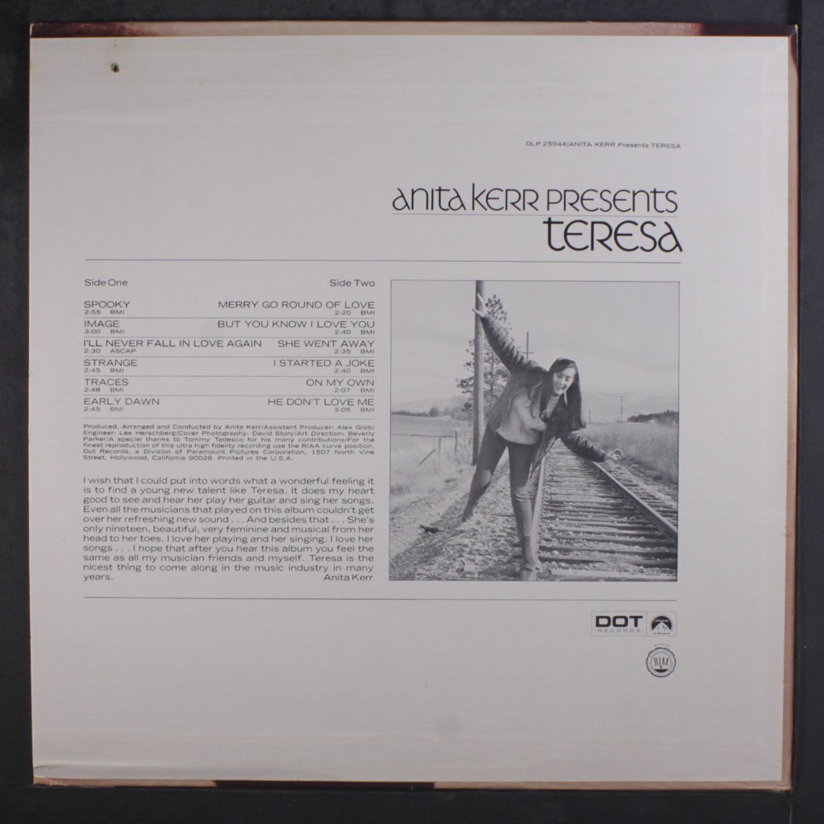 anita kerr presents by TERESA