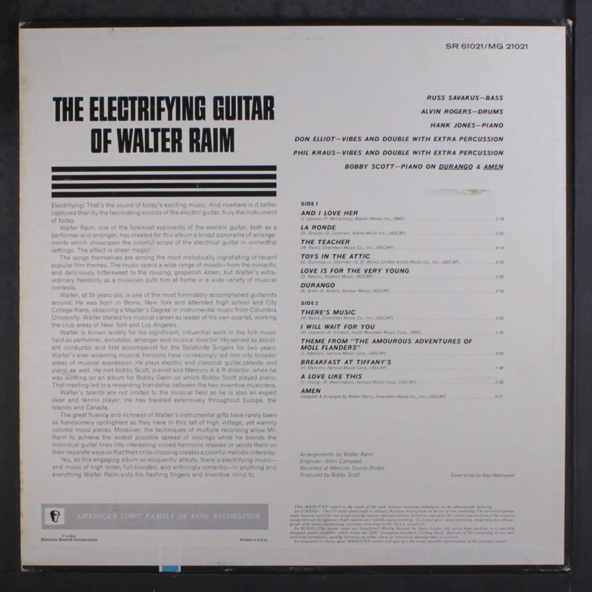 the electrifying guitar of by WALTER RAIM