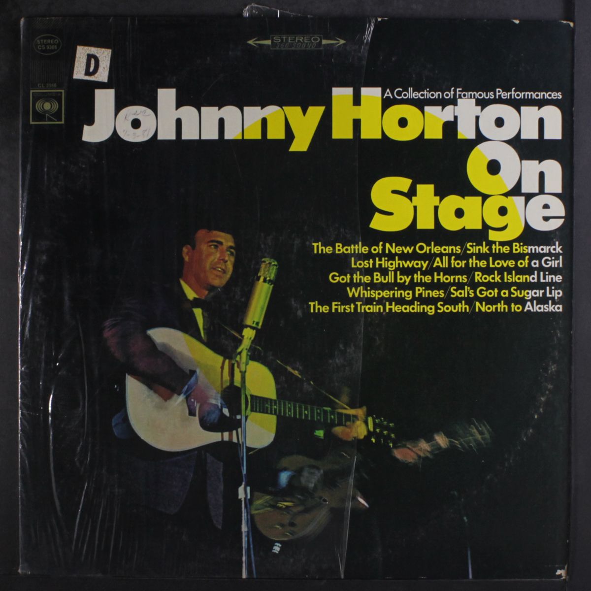 on stage by JOHNNY HORTON