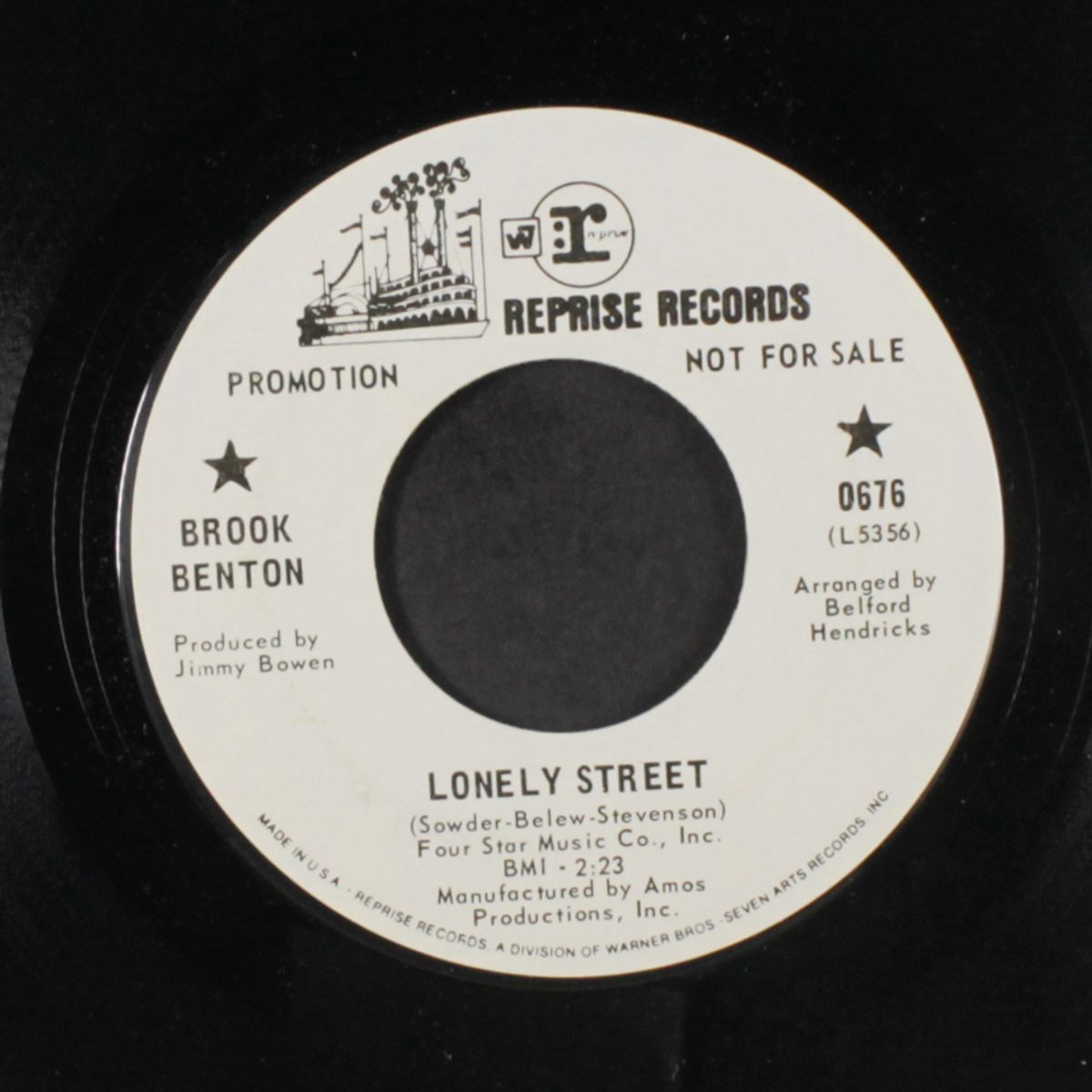 lonely street / insteady by BROOK BENTON