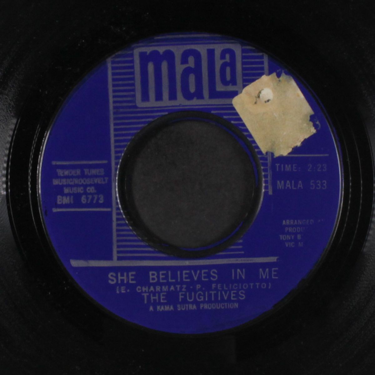 your girl's a woman / she believes in me by FUGITIVES