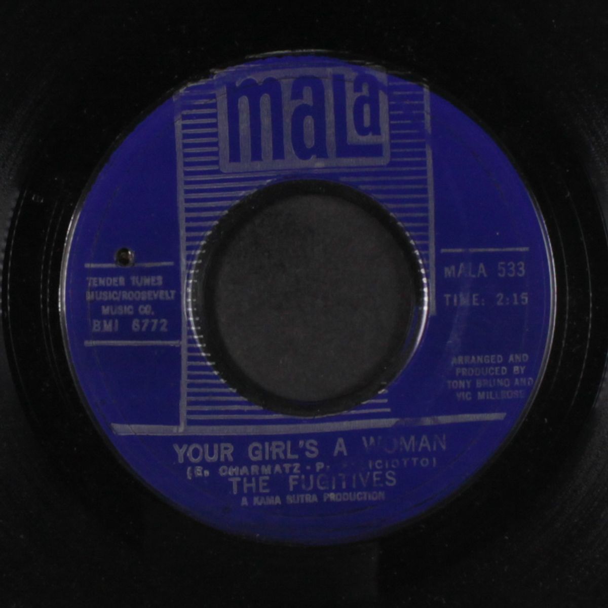 your girl's a woman / she believes in me by FUGITIVES