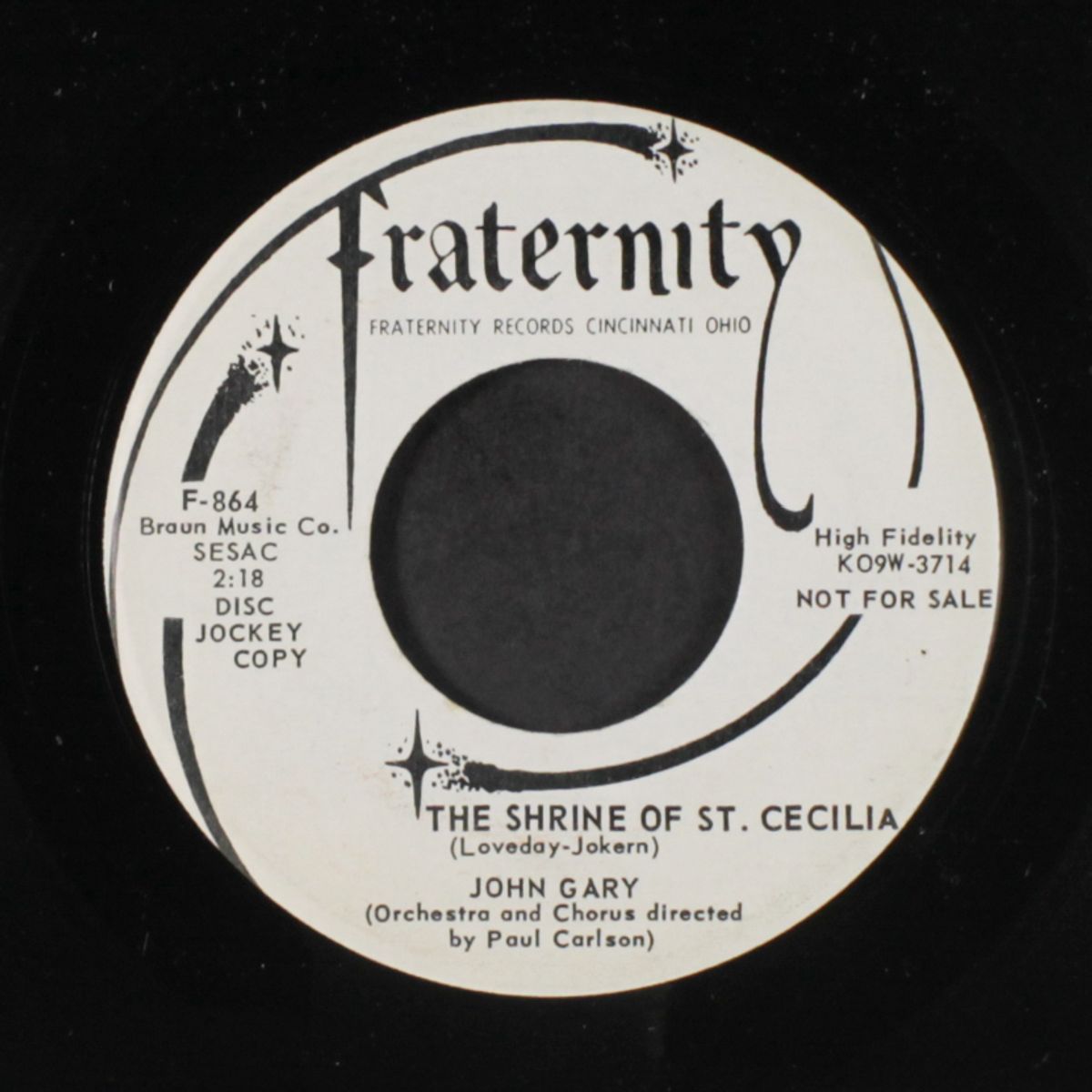 when i'm alone / the shrine of st. cecilia by JOHN GARY