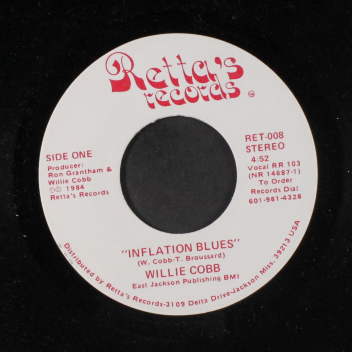 inflation blues / instro by WILLIE COBB