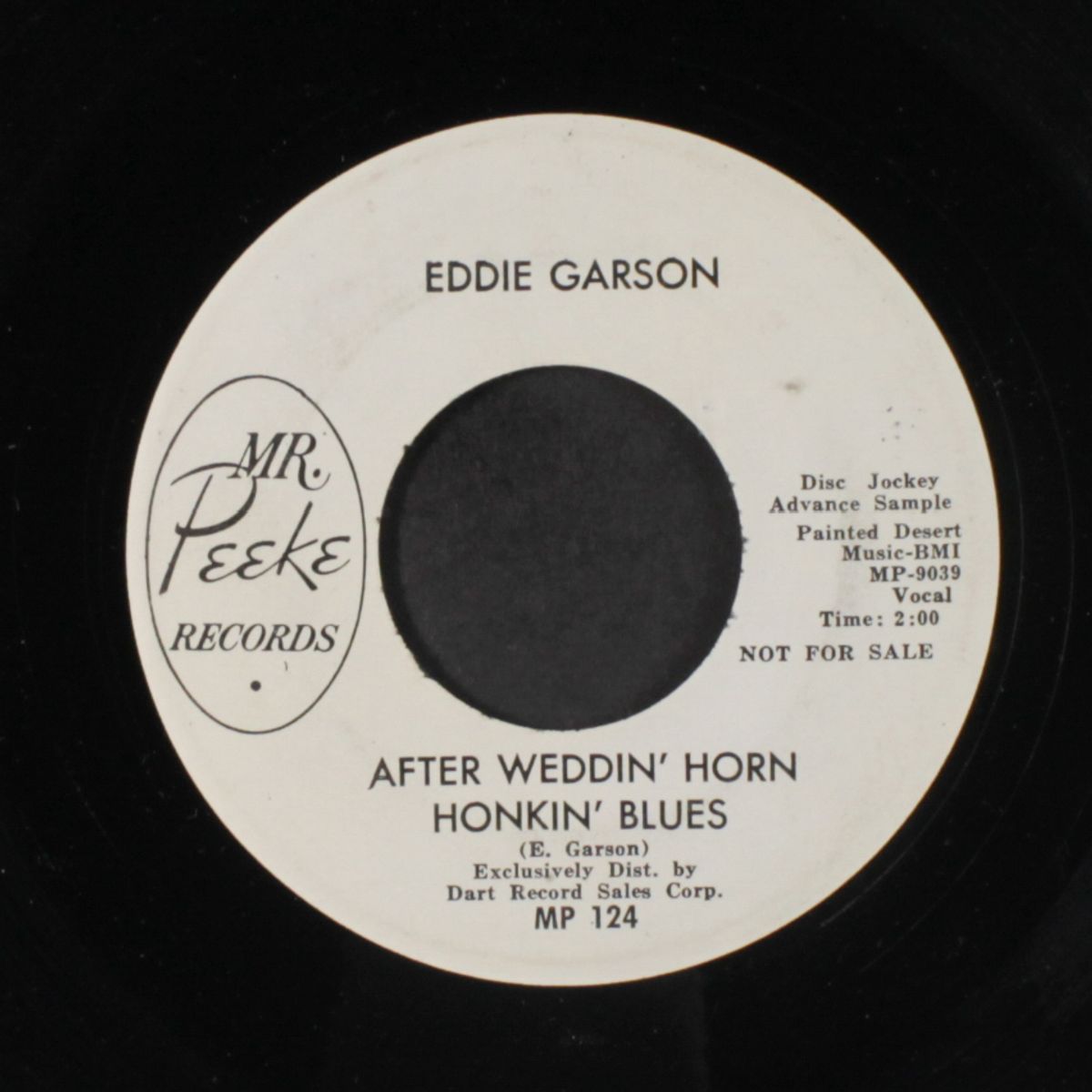 i was feelin' low / after weddin' horn honkin' blues by EDDIE GARSON