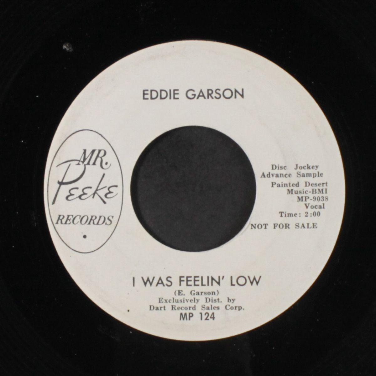 i was feelin' low / after weddin' horn honkin' blues by EDDIE GARSON