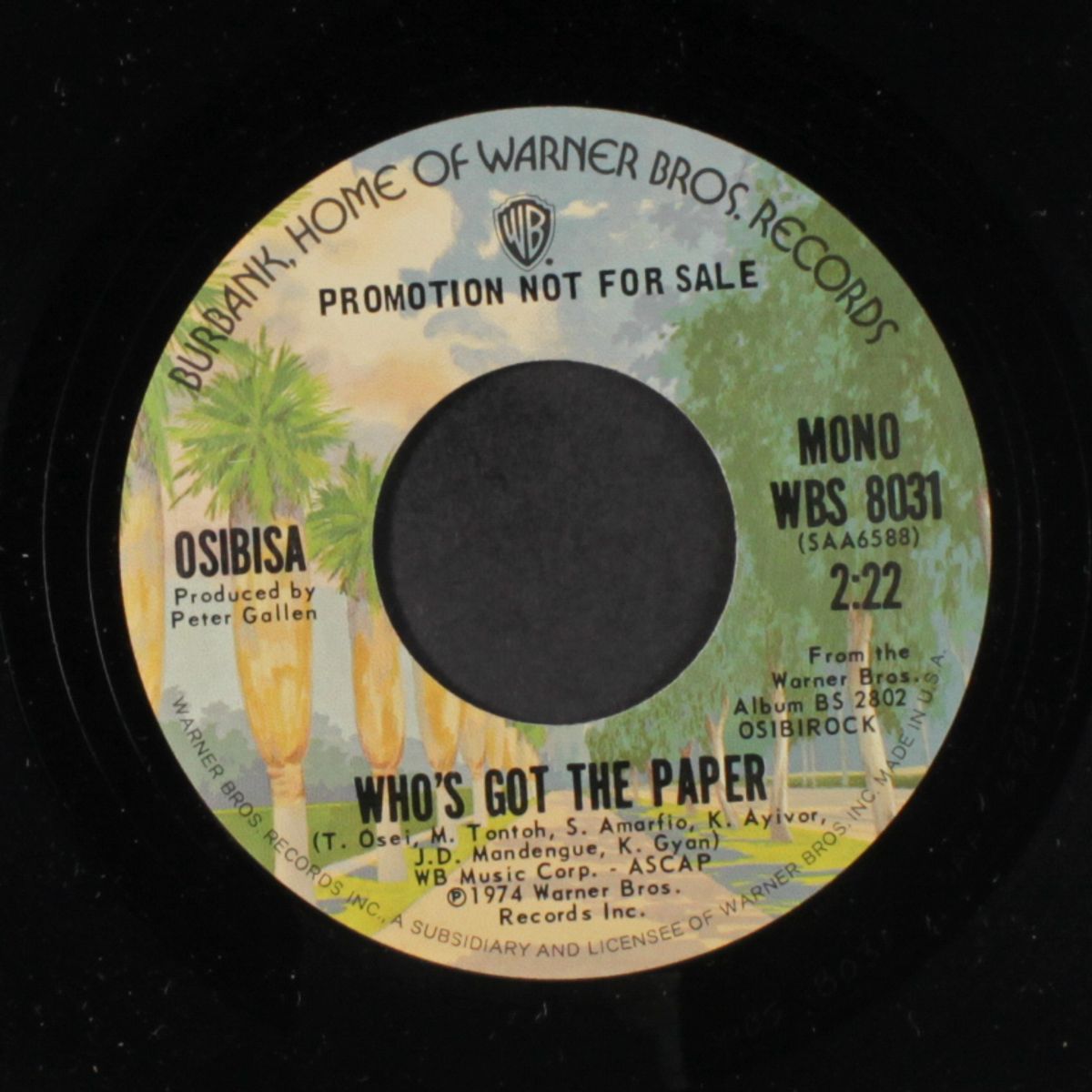 who's got the paper / mono by OSIBISA