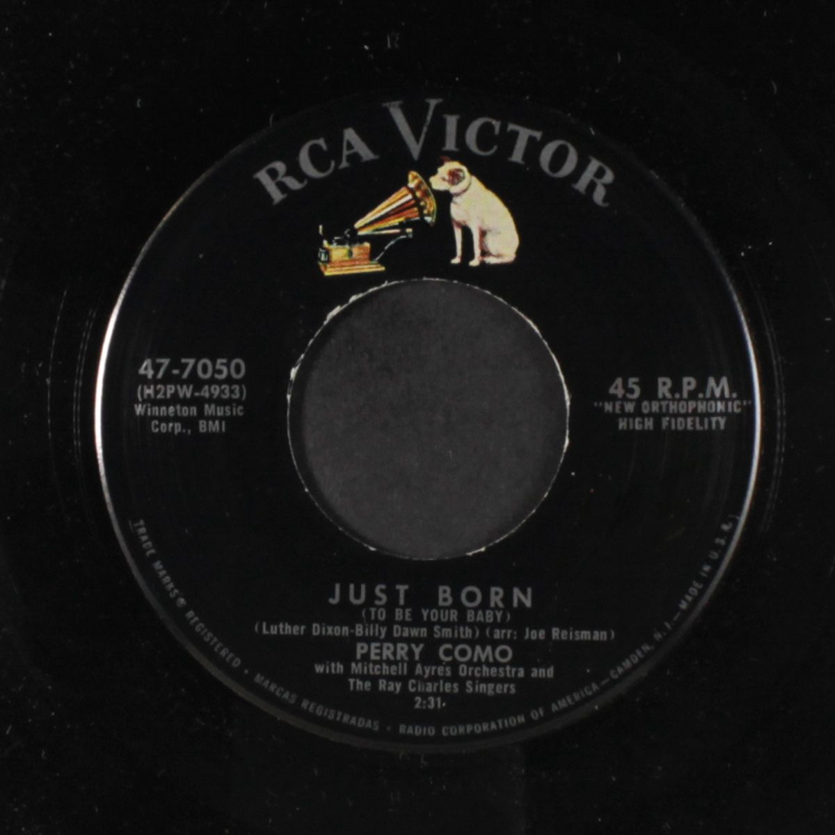 just born / ivy rose by PERRY COMO