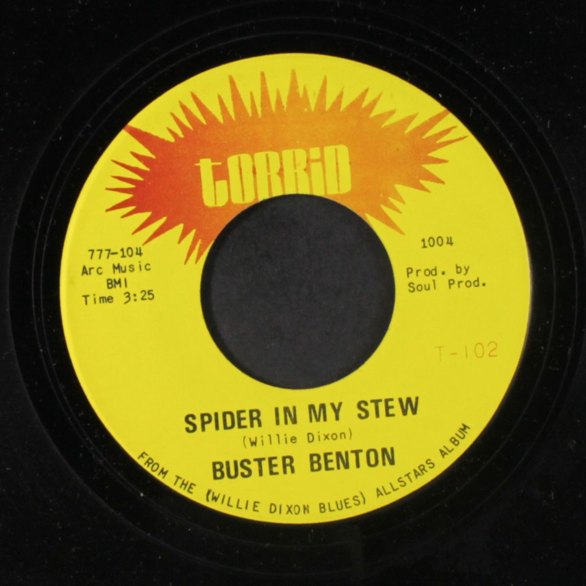 spider in my stew / dangerous woman by BUSTER BENTON