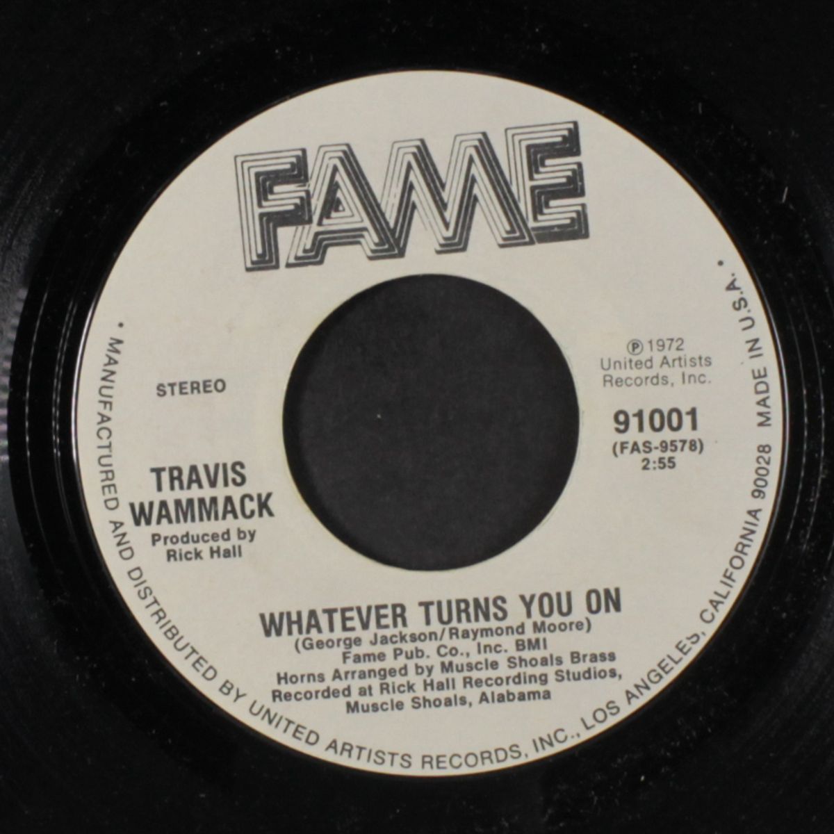 slip away / whatever turns you on by TRAVIS WAMMACK