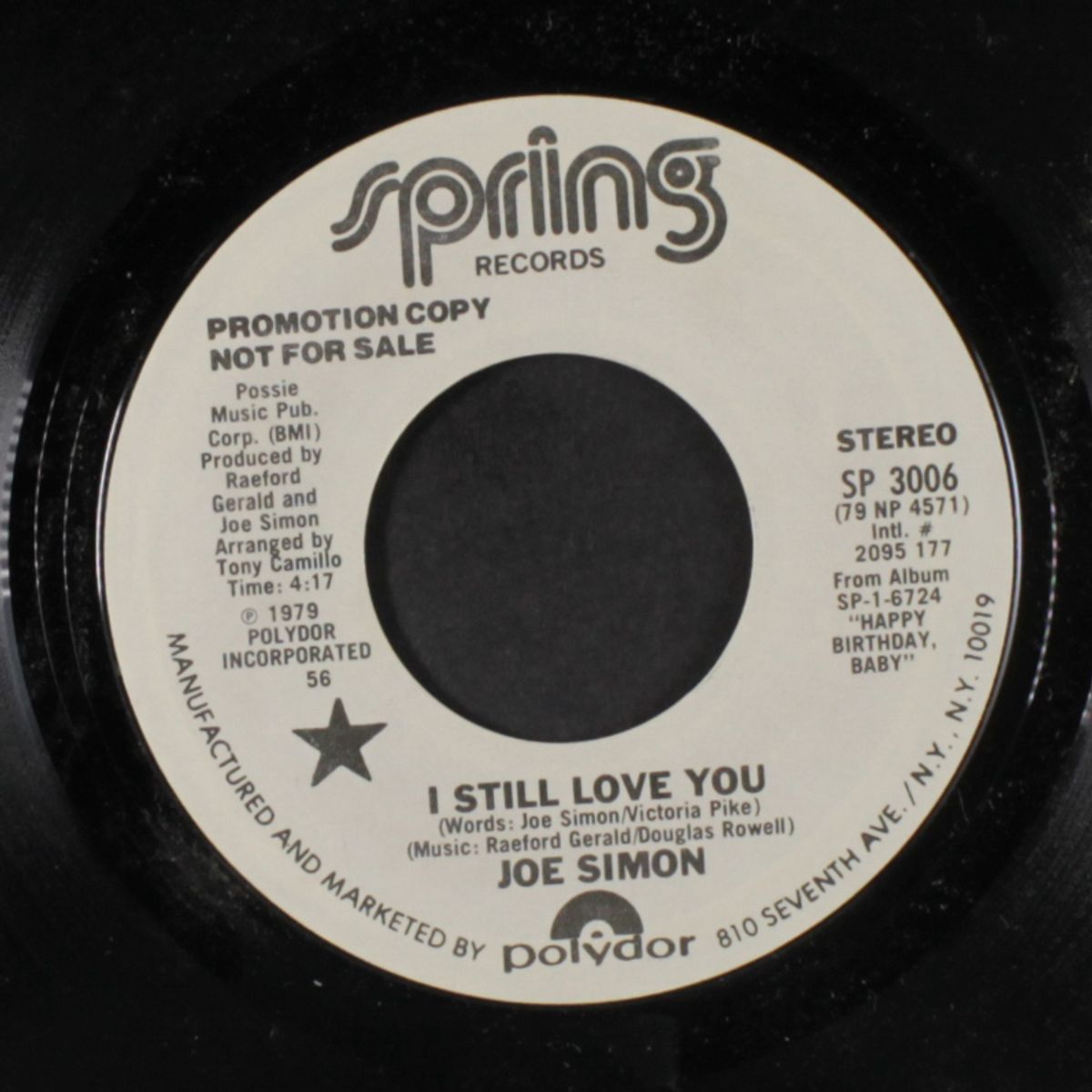 i still love you / hooked on disco music by JOE SIMON