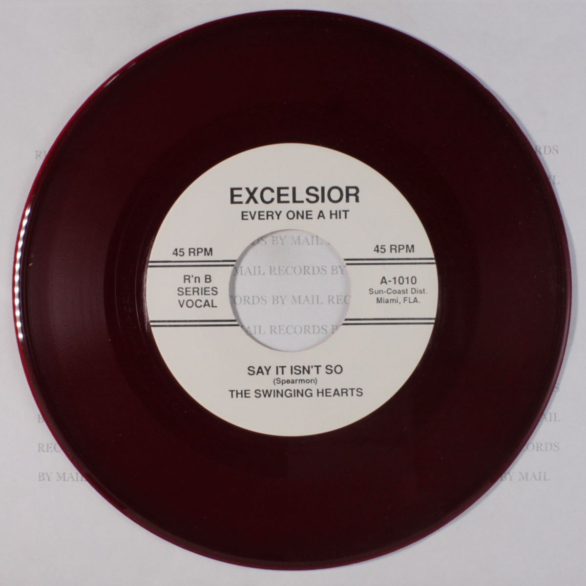 say it isn't so / papa-momma-romper-stomper by SWINGING HEARTS / PAUL 'SIR RAGGED' FLAG