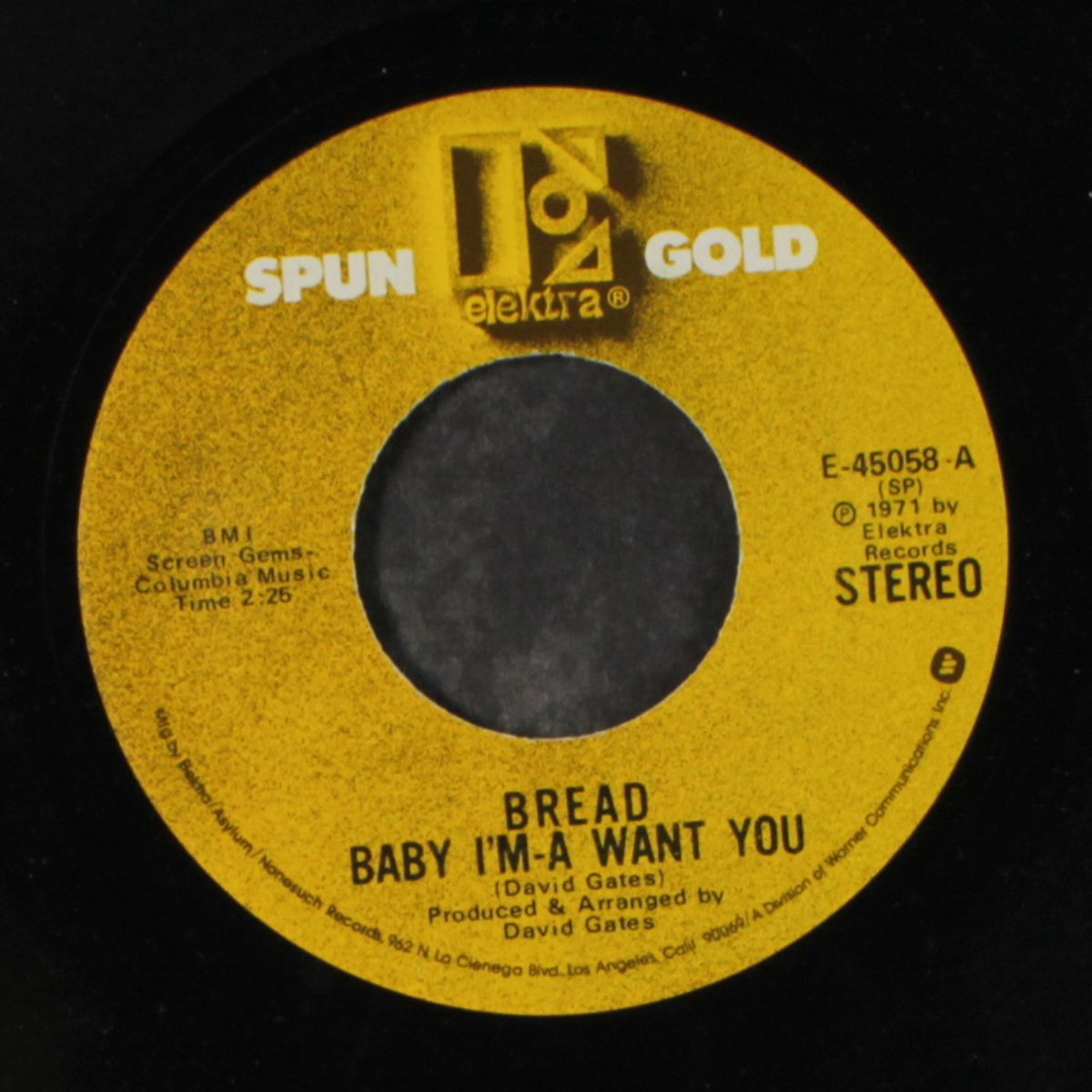 baby i'm-a want you / everything i own by BREAD