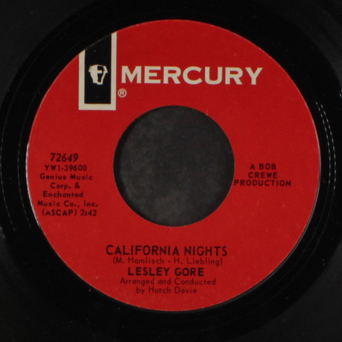 california nights / i'm going out by LESLEY GORE