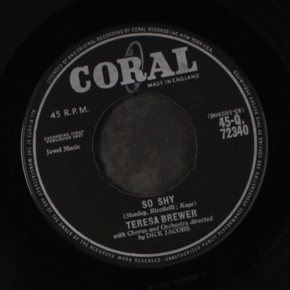 hula hoop song / so shy by TERESA BREWER