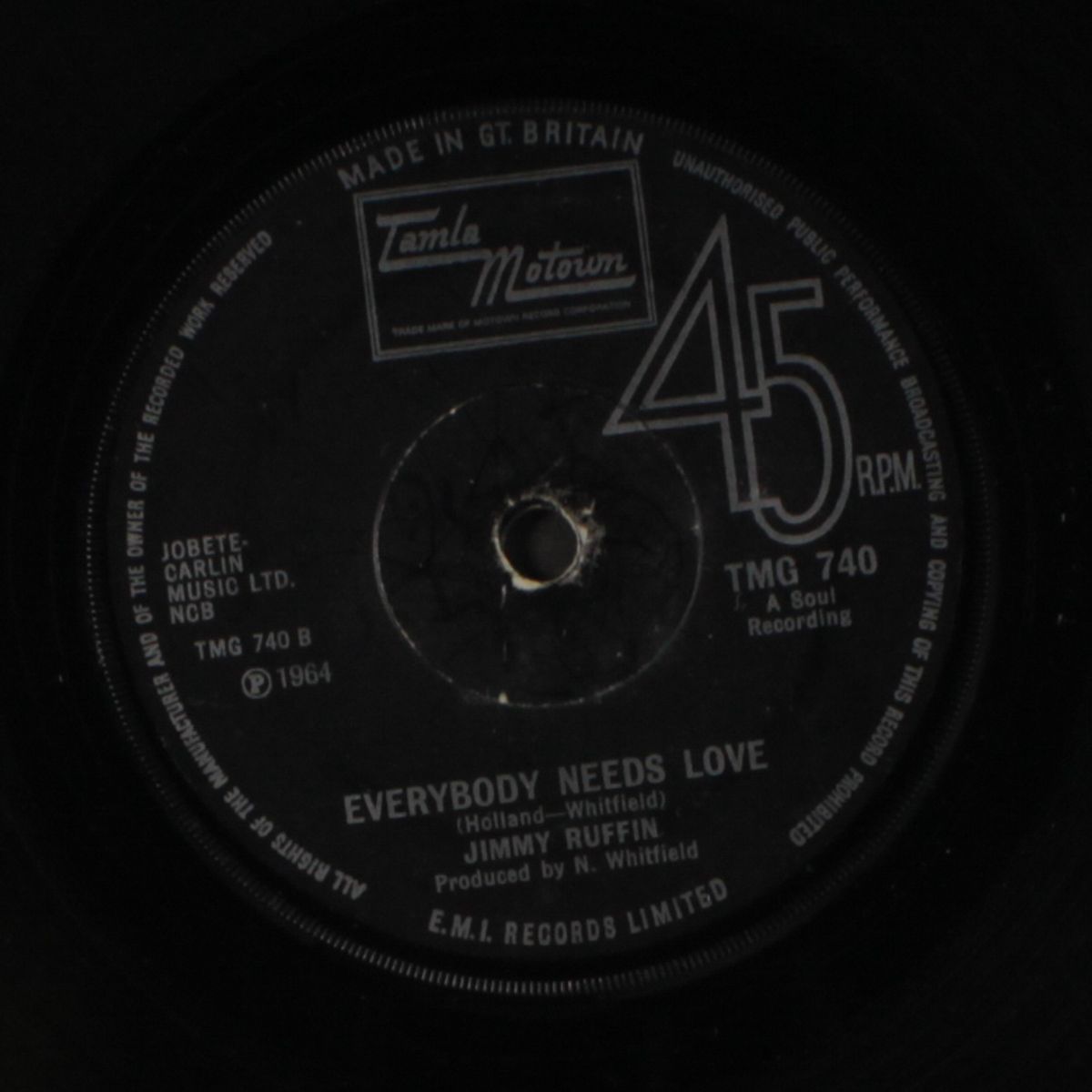i'll say forever my love / everybody needs love by JIMMY RUFFIN