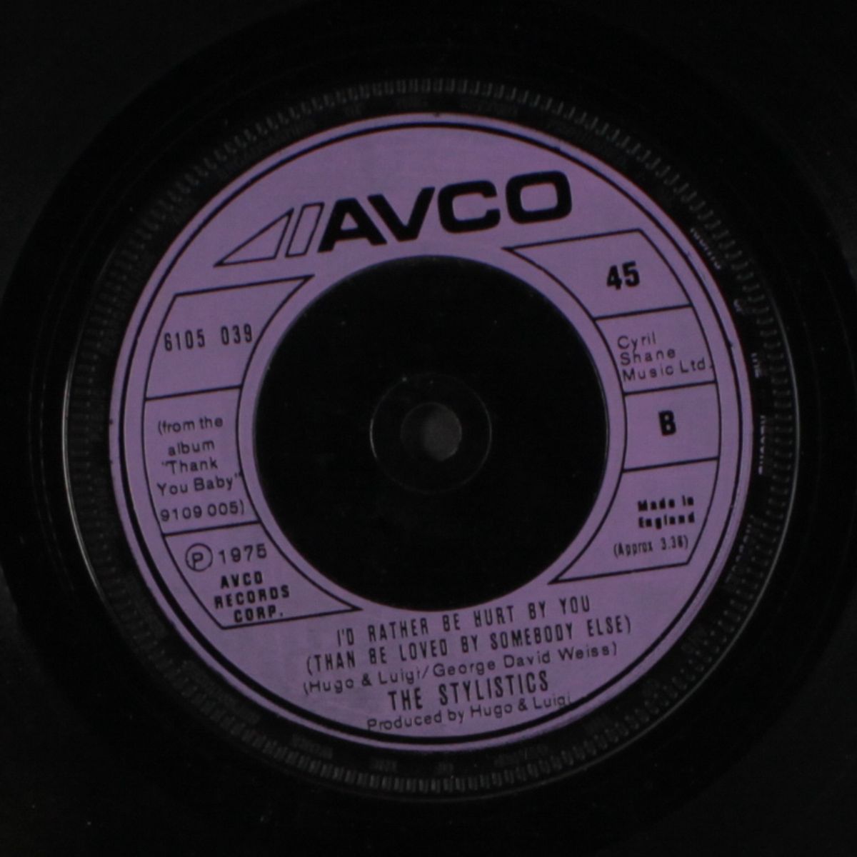 can't give you anything / i'd rather be hurt by you by STYLISTICS