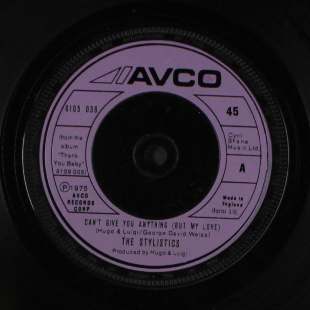 can't give you anything / i'd rather be hurt by you by STYLISTICS