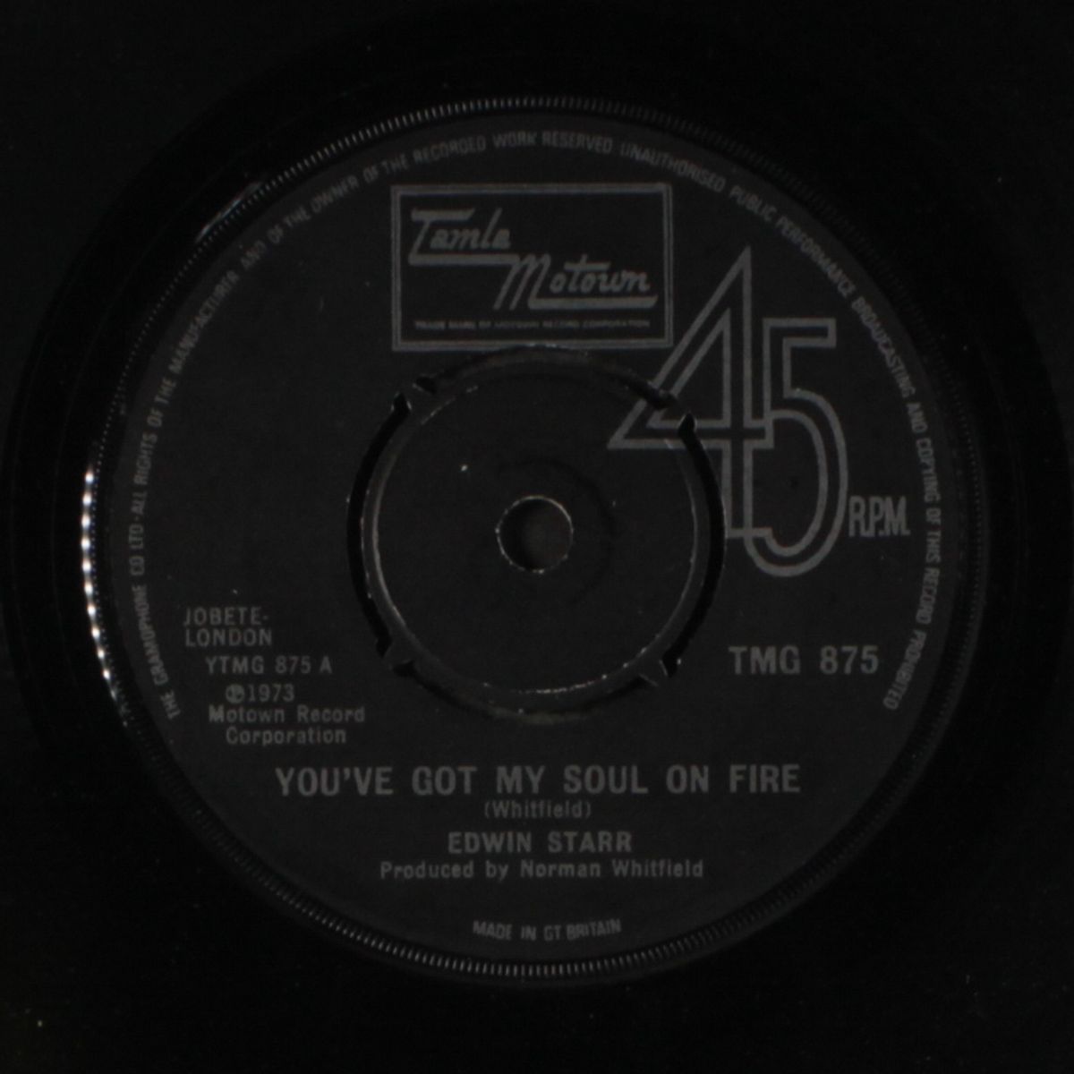 you've got my soul on fire by EDWIN STARR