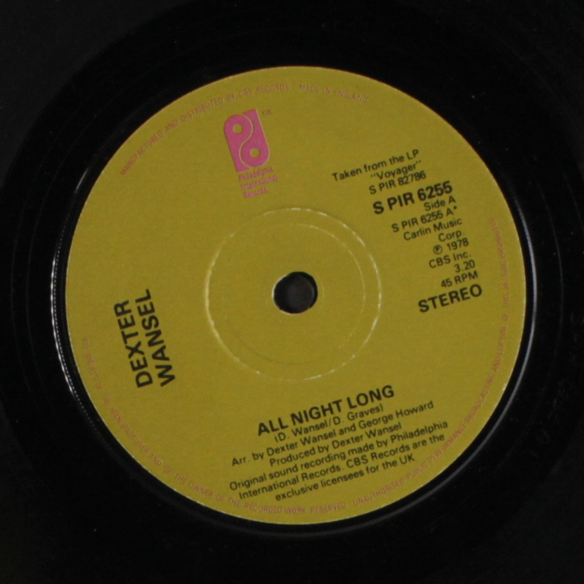 all night long / disco lights by DEXTER WANSEL