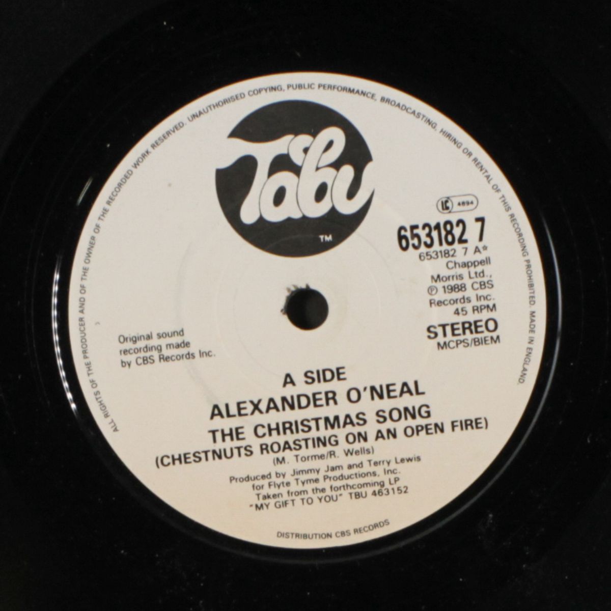 the christmas song / thank you for a good year by ALEXANDER O'NEAL