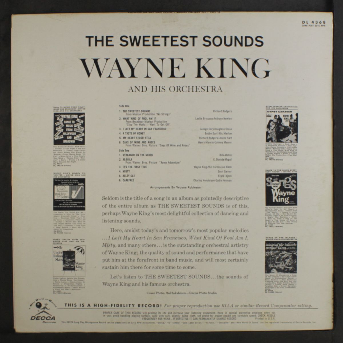 the sweetest sounds by WAYNE KING