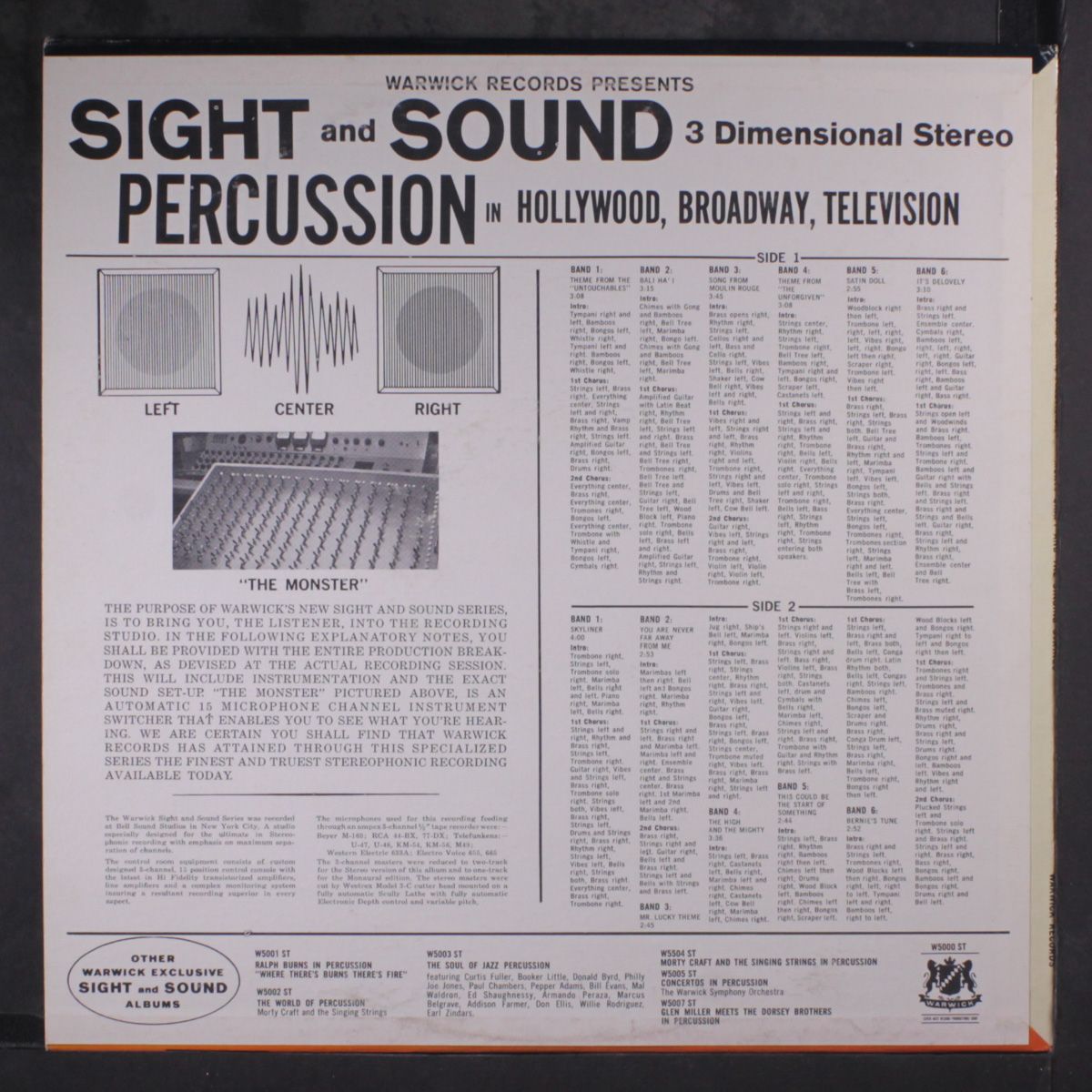 percussion in hollywood, broadway, television by MORTY CRAFT