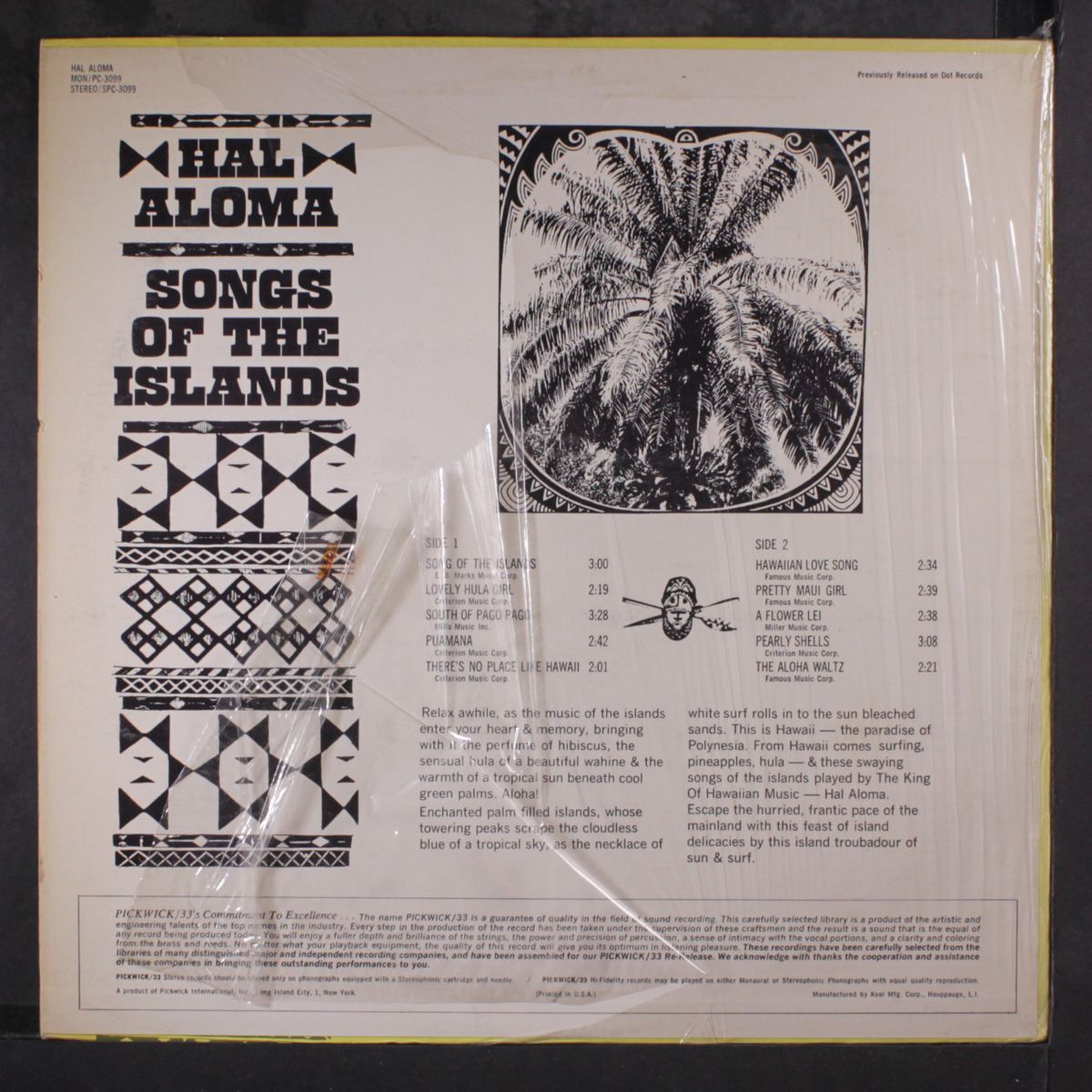 songs of the islands by HAL ALOMA