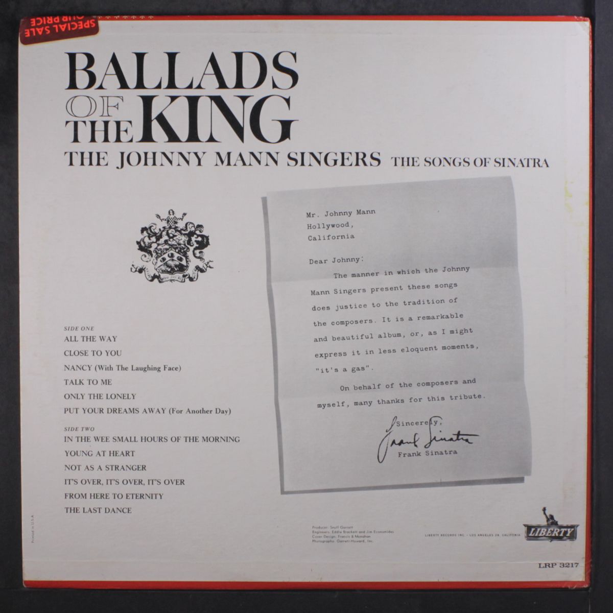 ballads of the king, vol. 2 by JOHNNY MANN SINGERS
